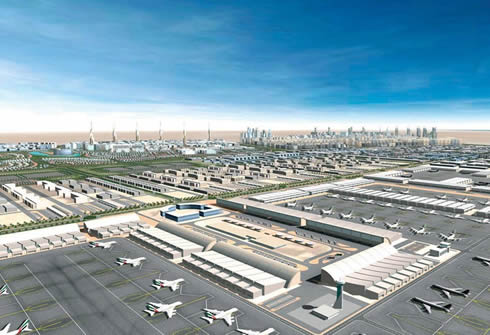 Крупнейший в мире аэропорт "Аль-Мактум" в Дубае
