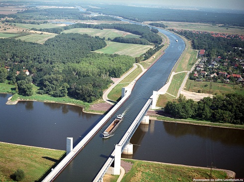 Магдебургский «водный перекресток», Германия, 2003